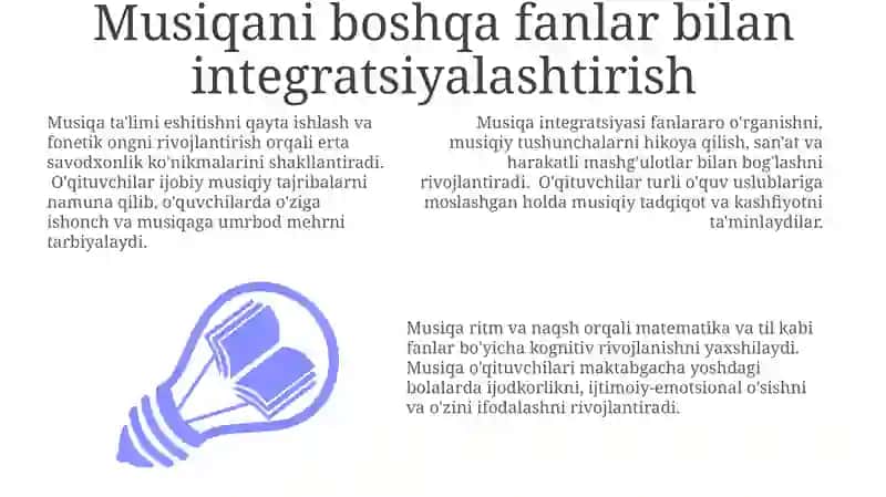 Musiqa Ijtimoiy-emotsional rivojlanish 3