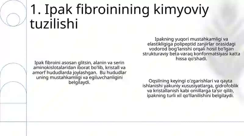 Ipakning noyob tuzilishi 3