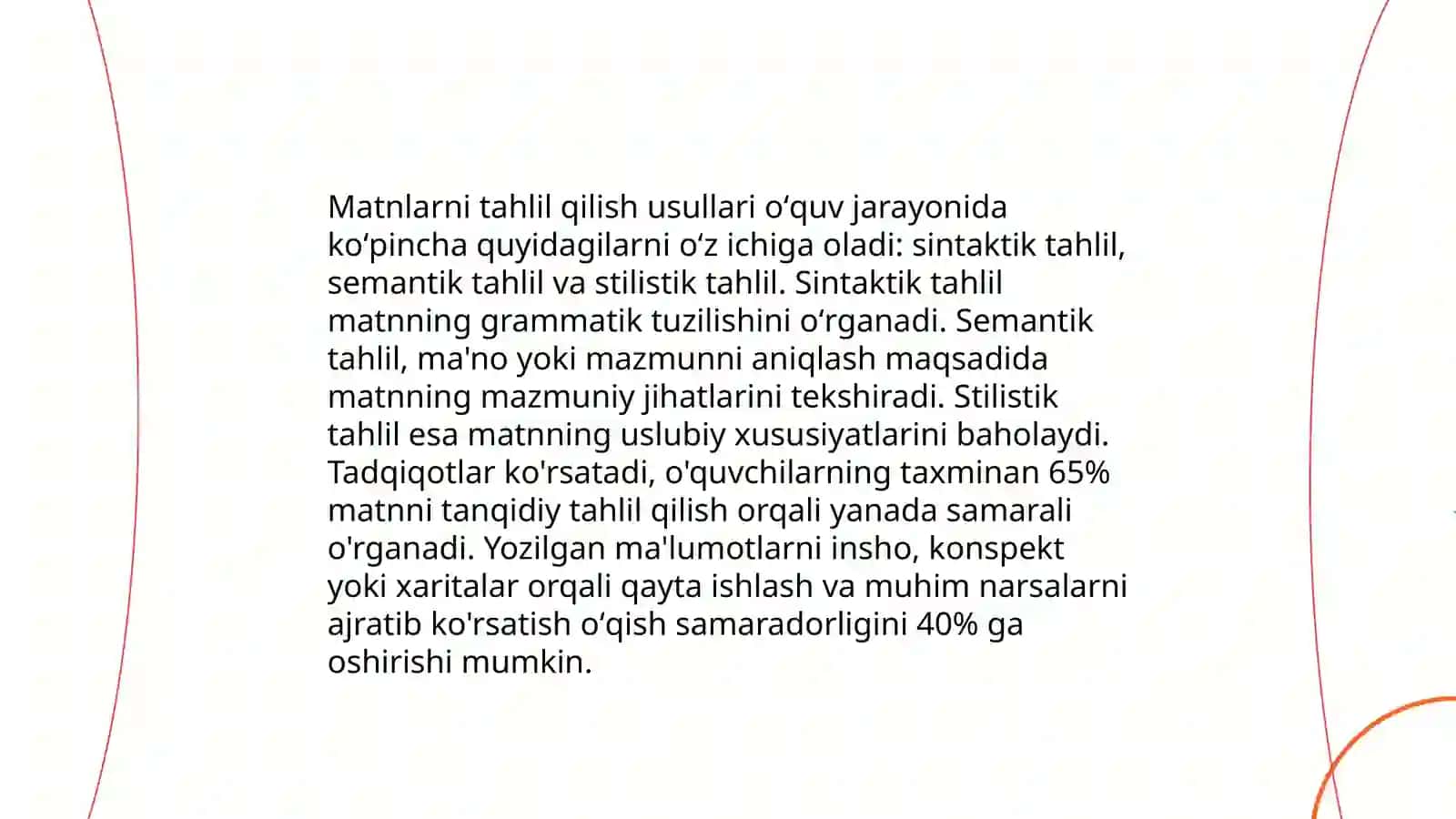 Oʻquvchilarda oʻqib tushunish anglash koʻnikmasi, oʻqish koʻnikmalarini shakllantirish texnikasi, oʻqib tushunish strategiyalari 3