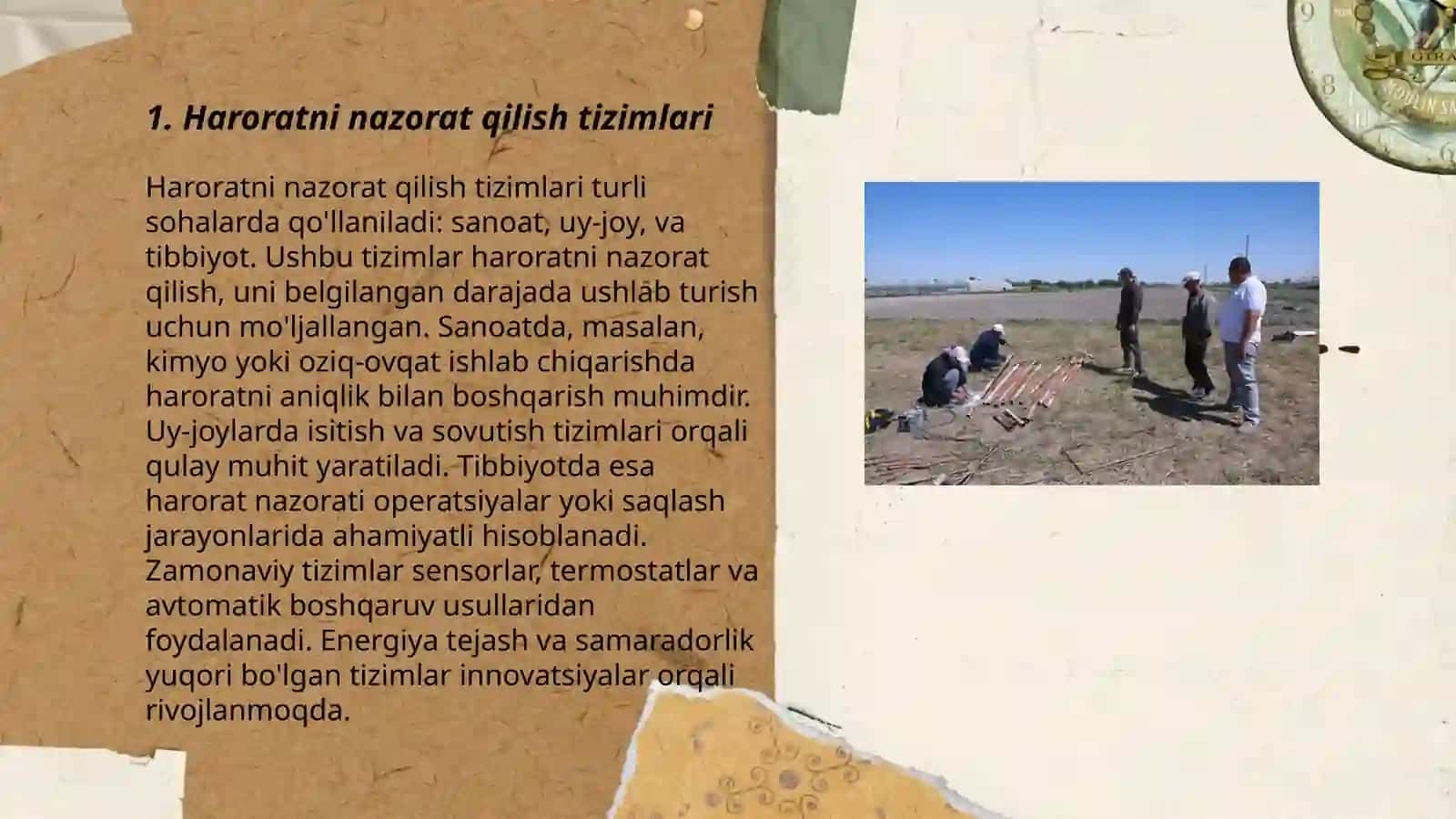 Haroratni nazorat qilish tizimlari 3