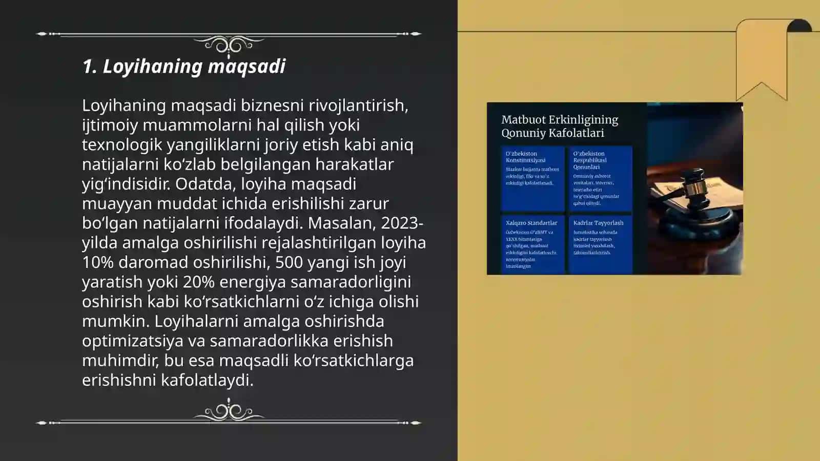 Loyiha.Loyiha tavsifi Omadbek 3