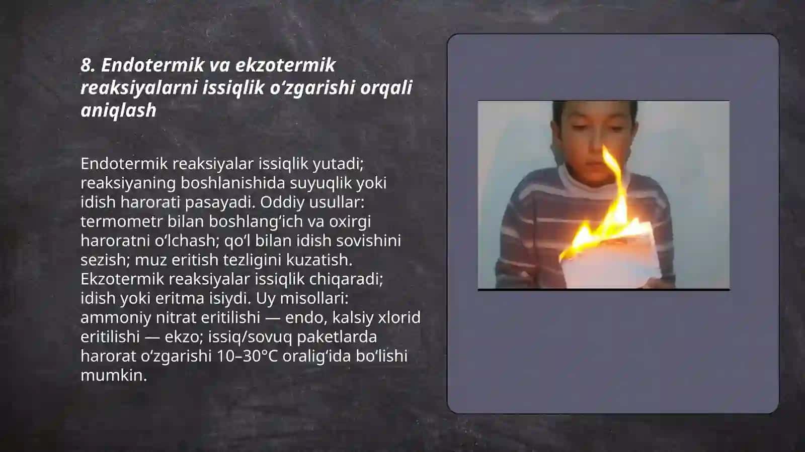 Kimyoviy reaksiyalarni aniqlash 3