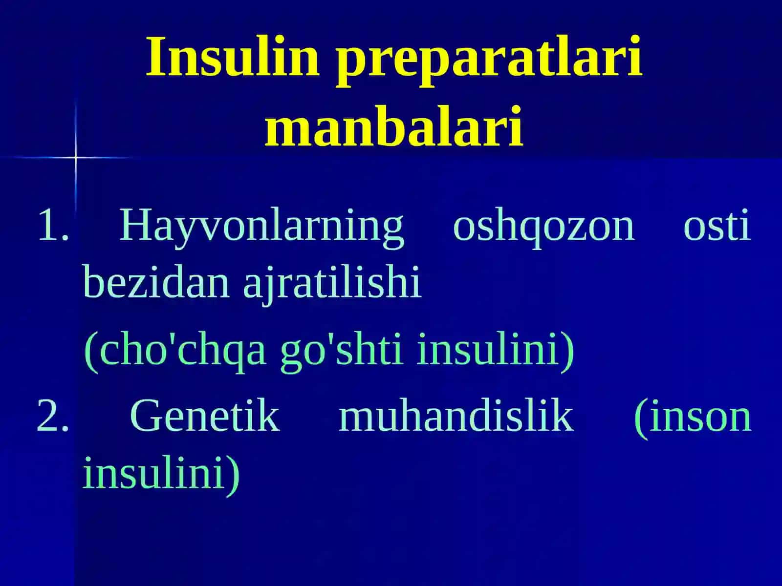 Gipoglikemik dori vositalari klinik farmakologiyasi 3