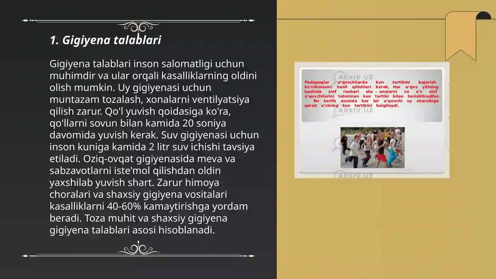 Oʻquvchilarni gigiyenik baholash 3