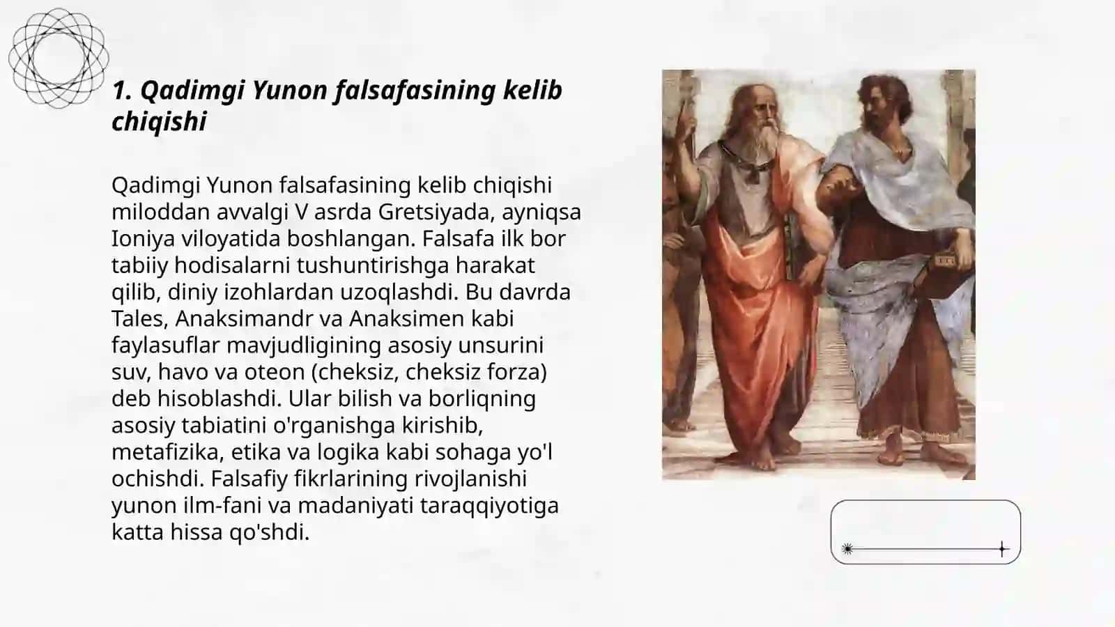 QADIMGI YUNON FALSAFASI 3