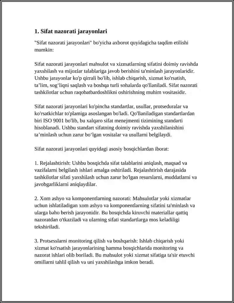 MUSTAQIL ISH Mavzu: SUT MAHSULOTLARI NAZORATI 3