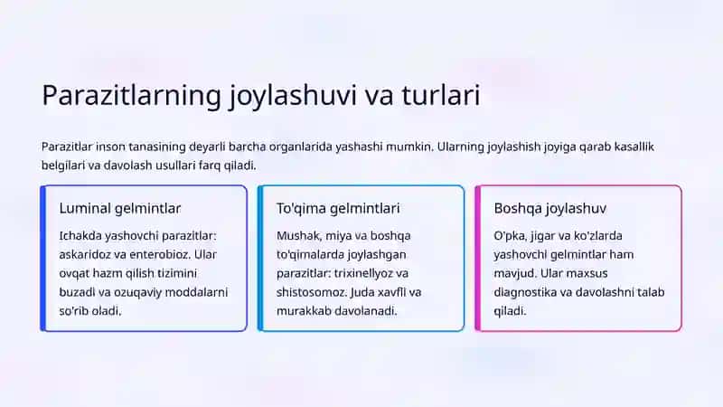 Parazitar Infeksiyalar: Giardioz va Gelmintozlar 3