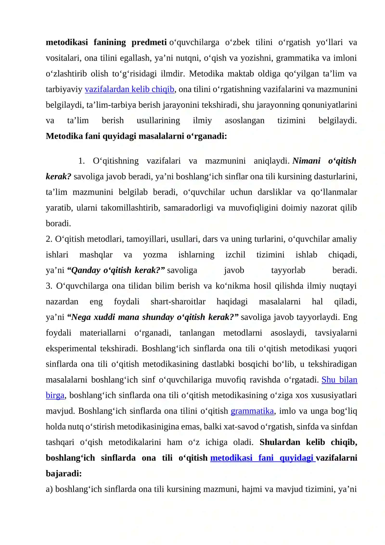 Ona tili o‘qitish metodikasi fanining predmeti va vazifalari 3