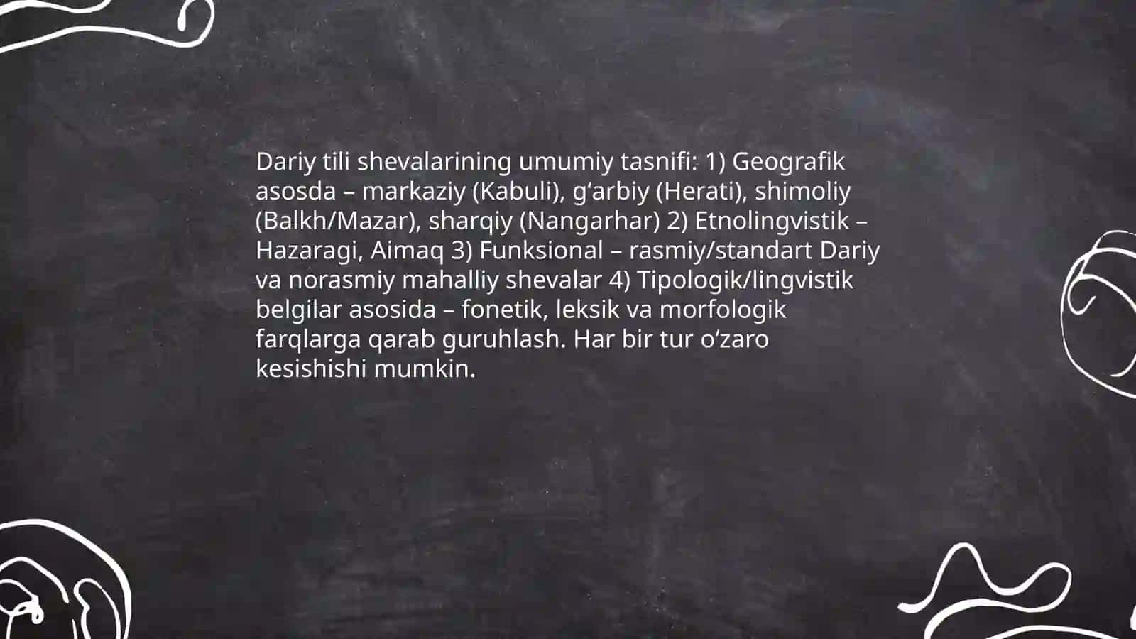 Dariy tili shevalari 3