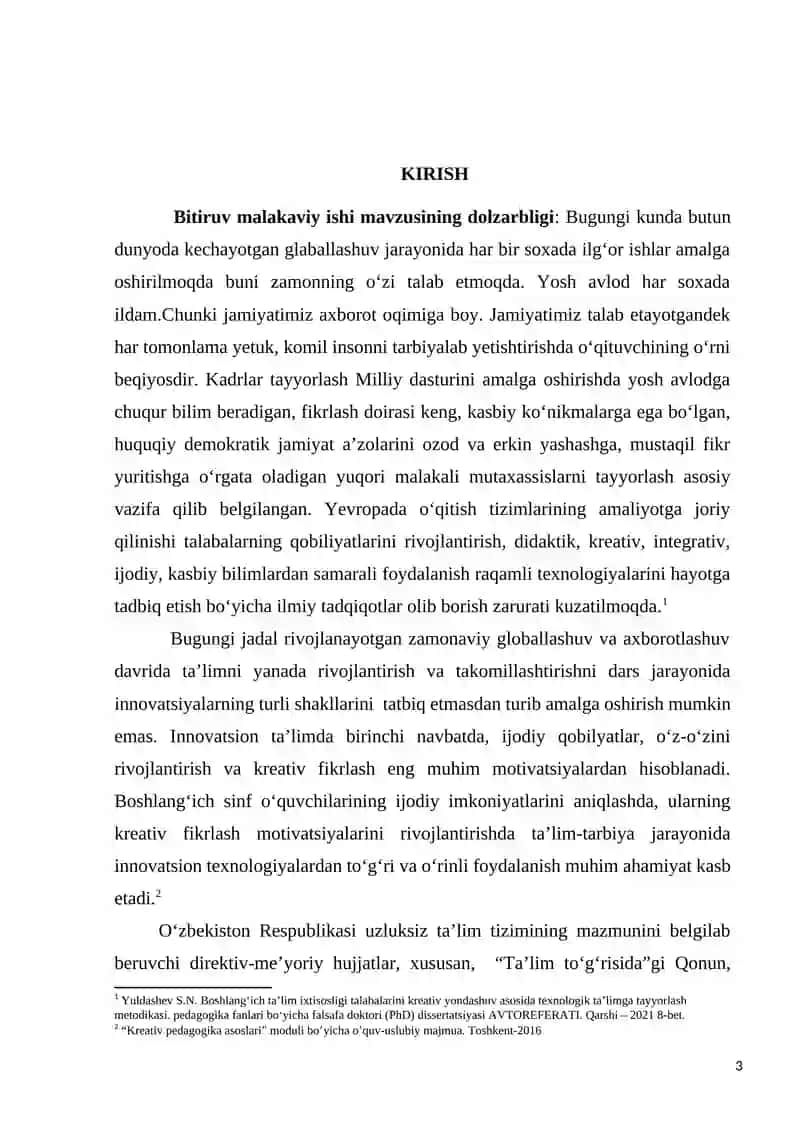 BITIRUV MALAKAVIY ISHI 3
