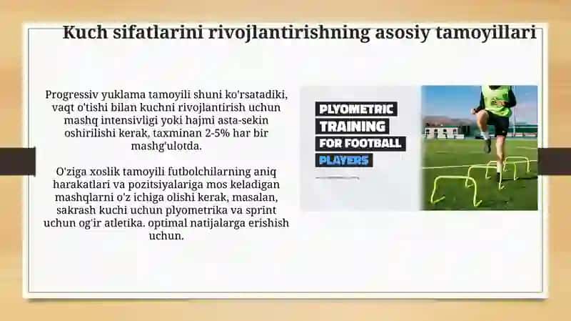 Fudbolchilarni kuch sifatlarini tarbiyalash 3