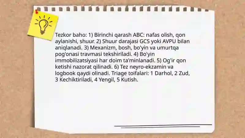 Tibbiy yordam ko'rsatish 3