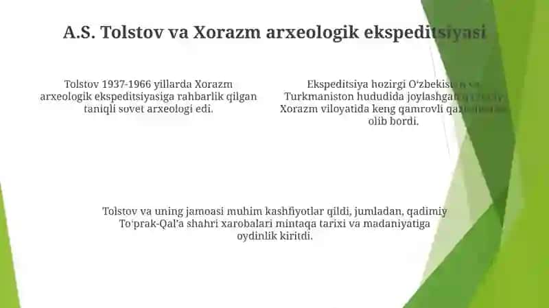 Qadimgi Xorazm Arxeologik Ekspeditsiyasi 3