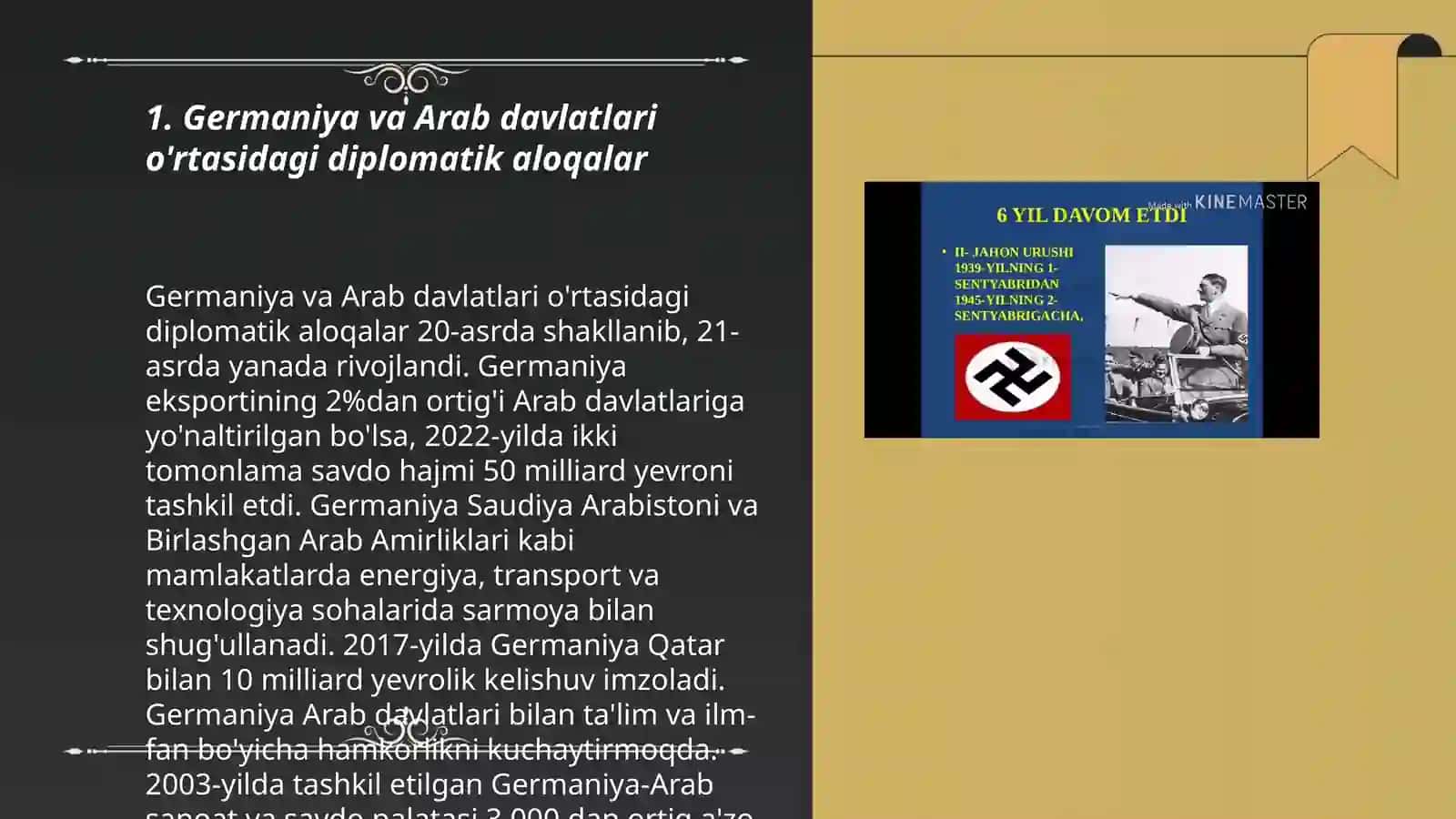 Germaniya va Arab davlatlari o'rtasidagi diplomatik aloqalar 3