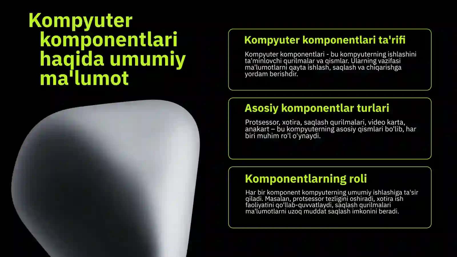 Kompyuter komponentlari 3