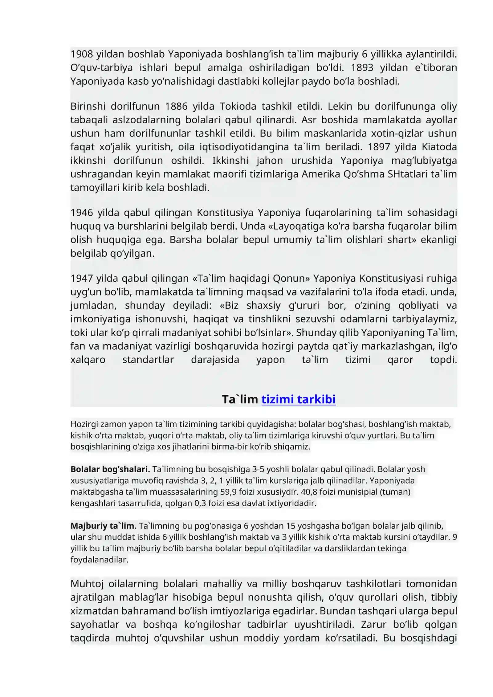 IQTISODIY RIVOJLANGAN DAVLATLARDA TA’LIM TIZIMI 3
