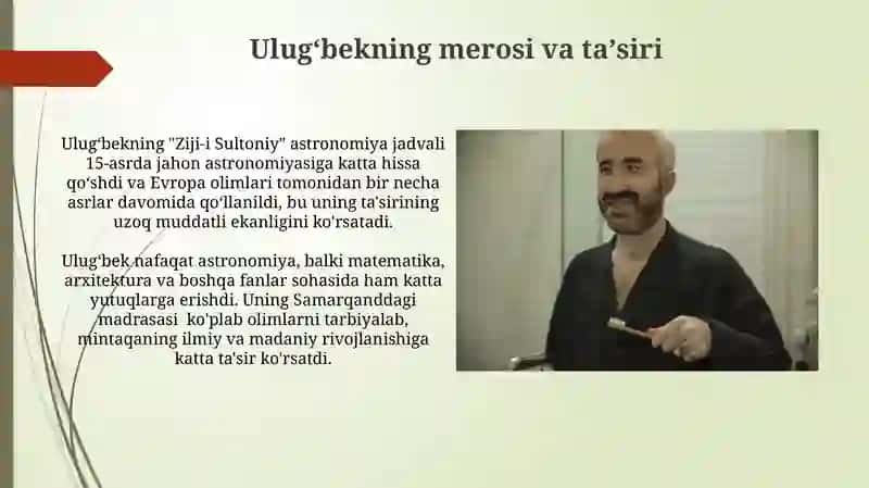 Mirzo Ulug‘bekning Hayoti 3