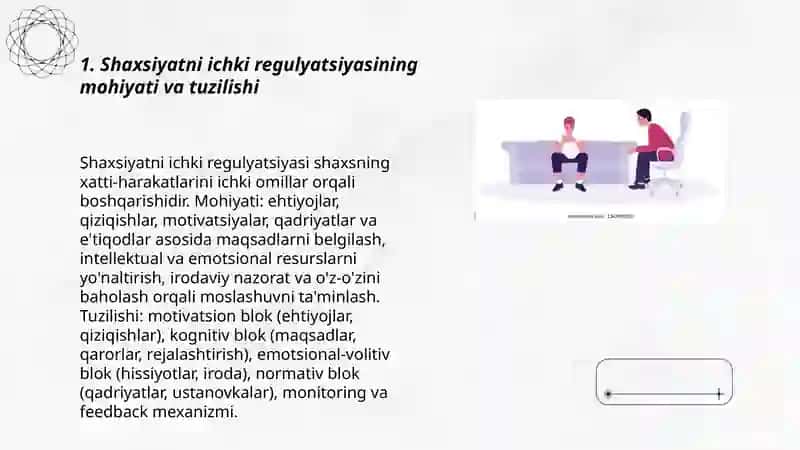 Shaxsiyatni ichki regulyasyasi 3