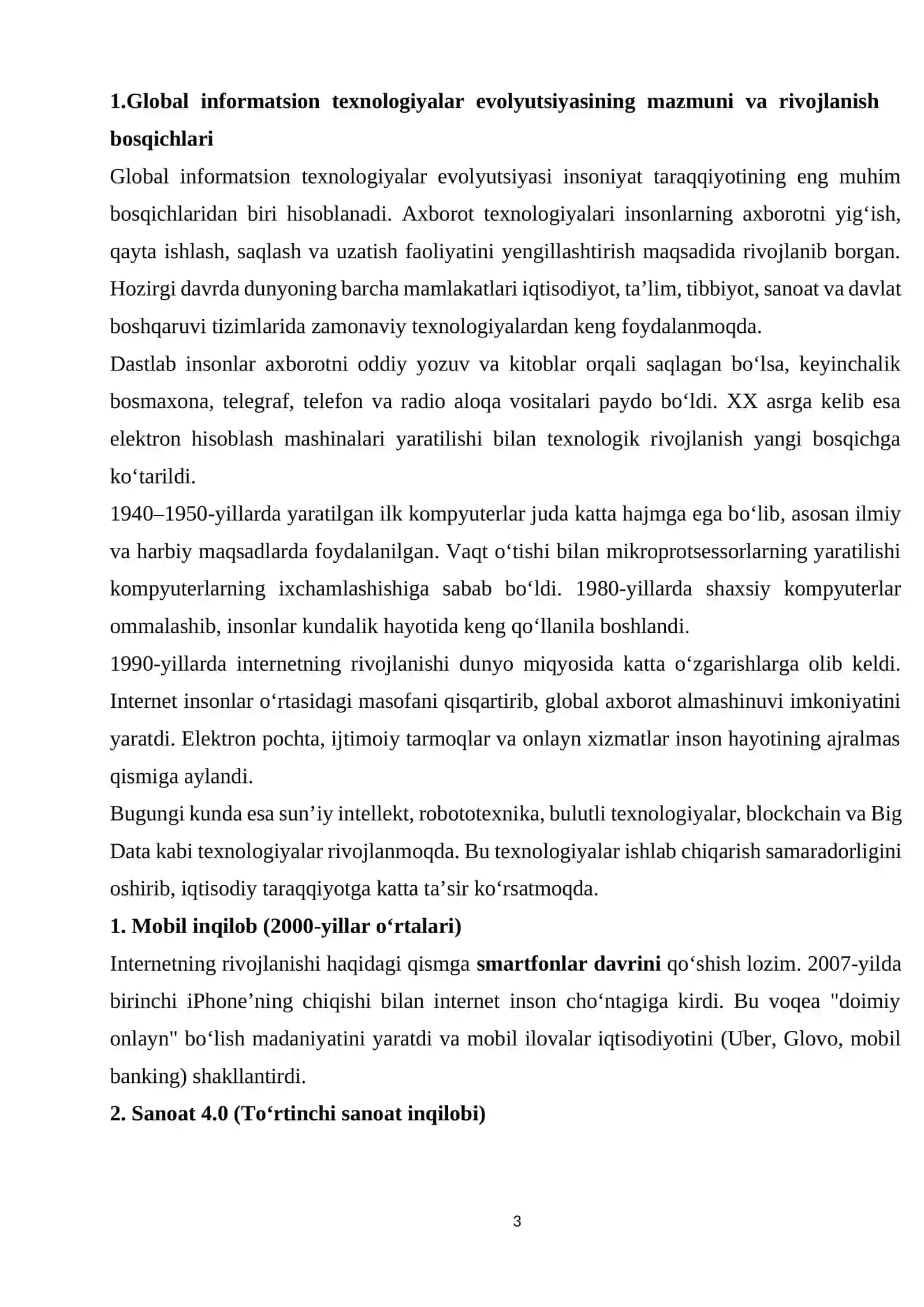 Global informatsion texnologik evolyutsiyaning chuqurlashuvi 3