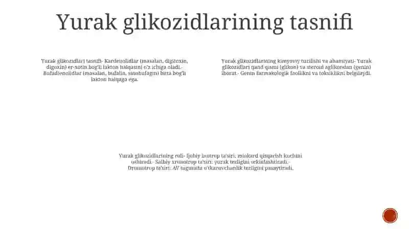 Yurak Glikozidlarining Kimyoviy Tuzilishi Va Ahamiyati 3