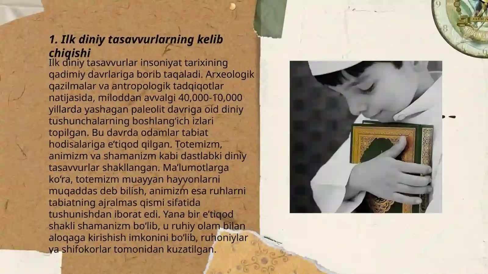 Ilk diniy tasavvurlar 3