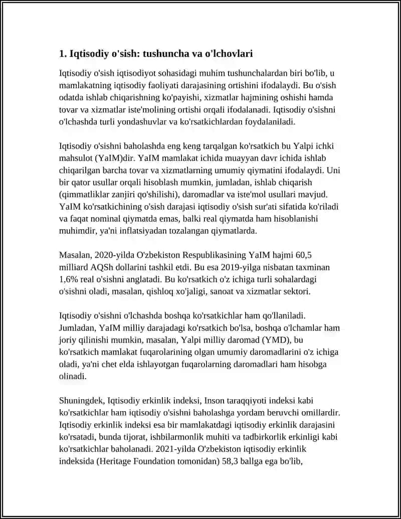 Iqtisodiy Òsish va uning omillari 3
