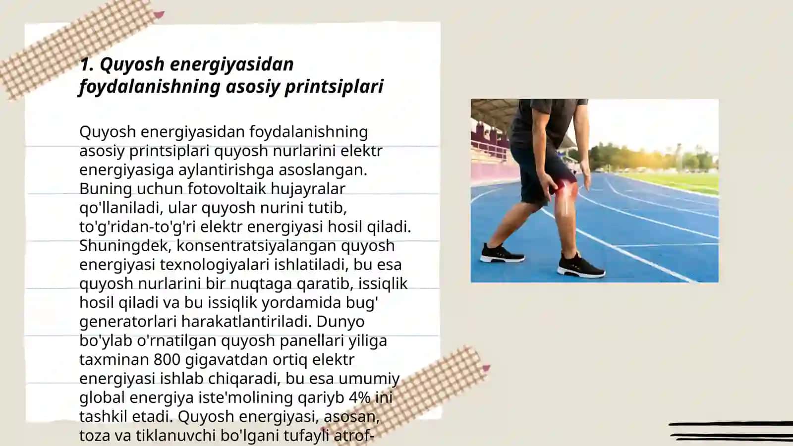Quyosh energiyasidan foydalanishning asosiy printsiplari 3
