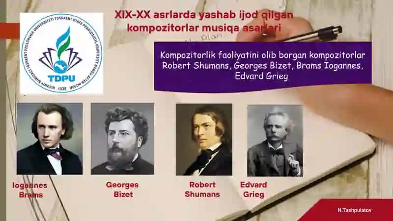 XIX-XX asrlarda  Xorij kompozitorlar ijrosida bolalar musiqasi 3