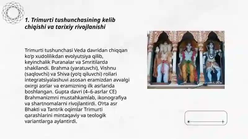 Xinduiylik ta'limoti va undagi uchlik ( trimurti) xudolari 3
