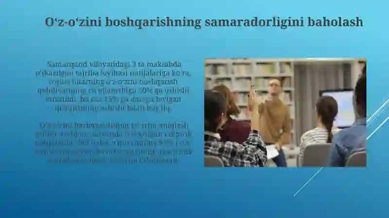 Pedagogning o'zini o'zi boshqarish muammosi 3