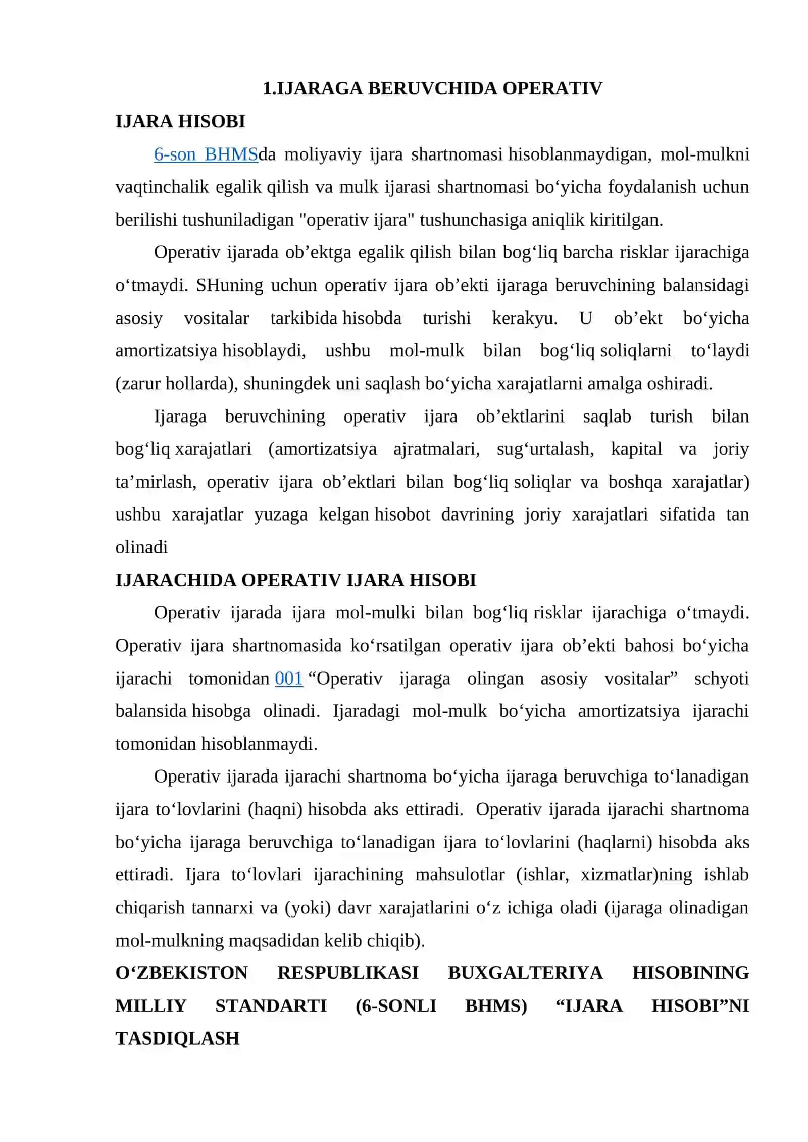 Operativ ijara hisobi va uning moliyaviy hisobotlarda yoritilishi 3