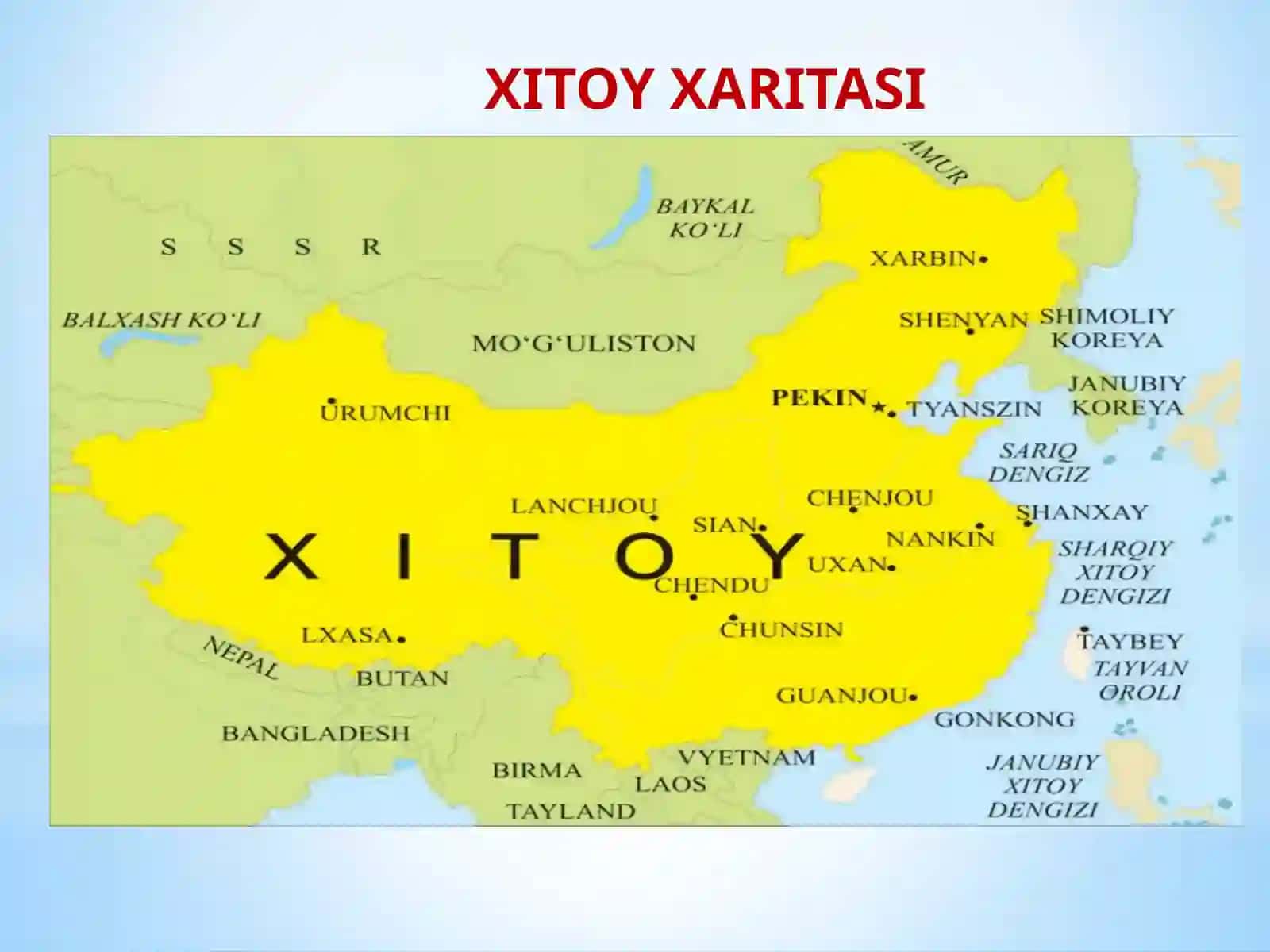11-mavzu:1991 – 2017-YILL ARDA XITOY XALQ RESPUBLIKASI 3