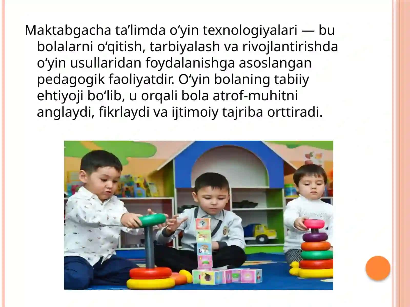 Maktabgacha ta’limda o’yin texnologiyalarining maqsad va vazifalari 3
