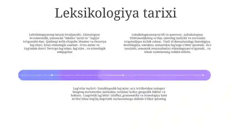 Leksikologiya Haqida Umumiy MaʼLumot. LugʻAt Va Ularning Tiplari:Ensiklopedik Va Lingvistik LugʻAtlar 3