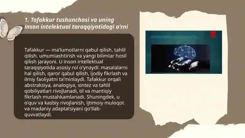 Tafakkur inson intelektual taraqqiyotidagi oʻrni 3