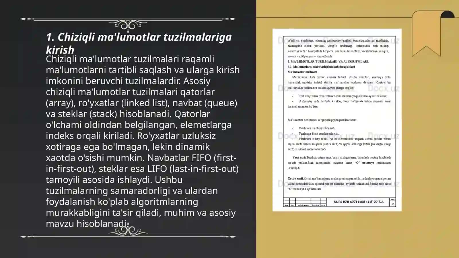 Chiziqli ma'lumotlar tuzilmalari 3