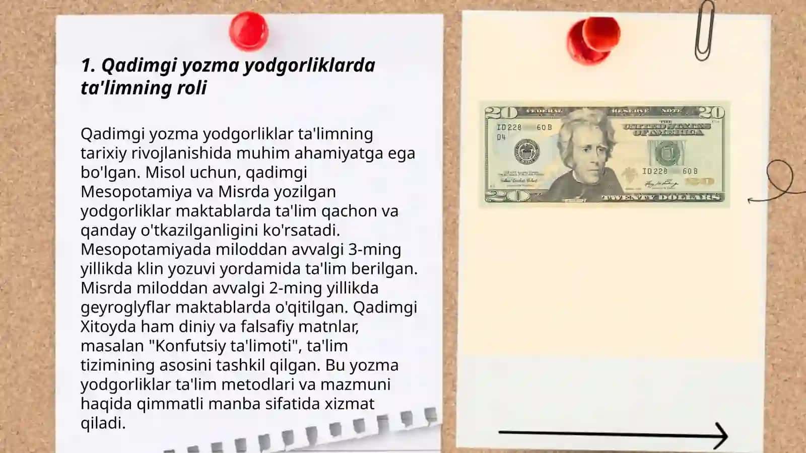 Eng qadimgi yozma yodgorliklarda ta'lim-tarbiya masalalari 3