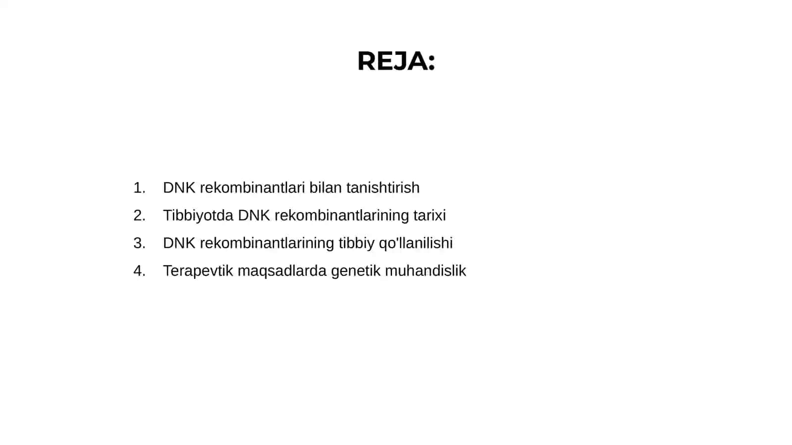 Biokimyo fanida DNA rekombinantlarining qo'llanilishi 3