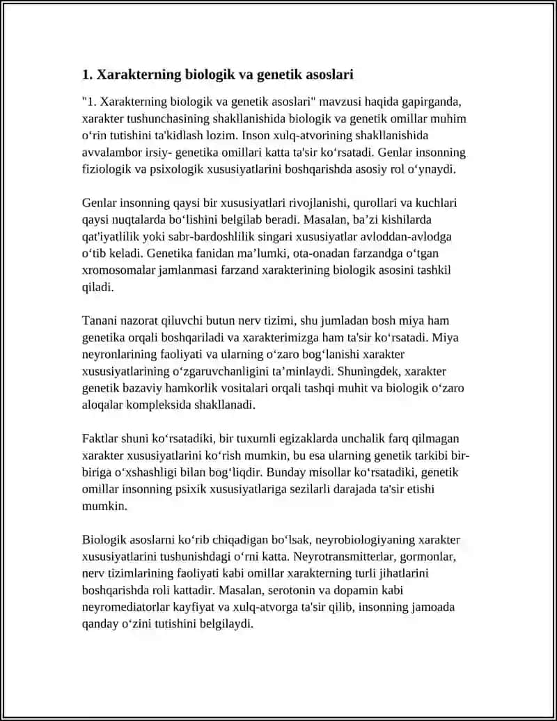 XARAKTERNING SHAKLLANISHI, XARAKTERAKSENTUATSIYASI 3