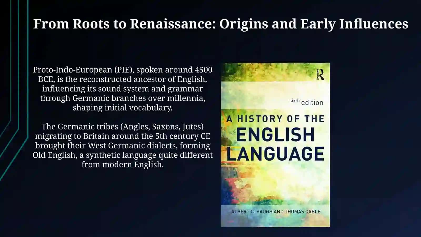 The history of englishlanguage 3