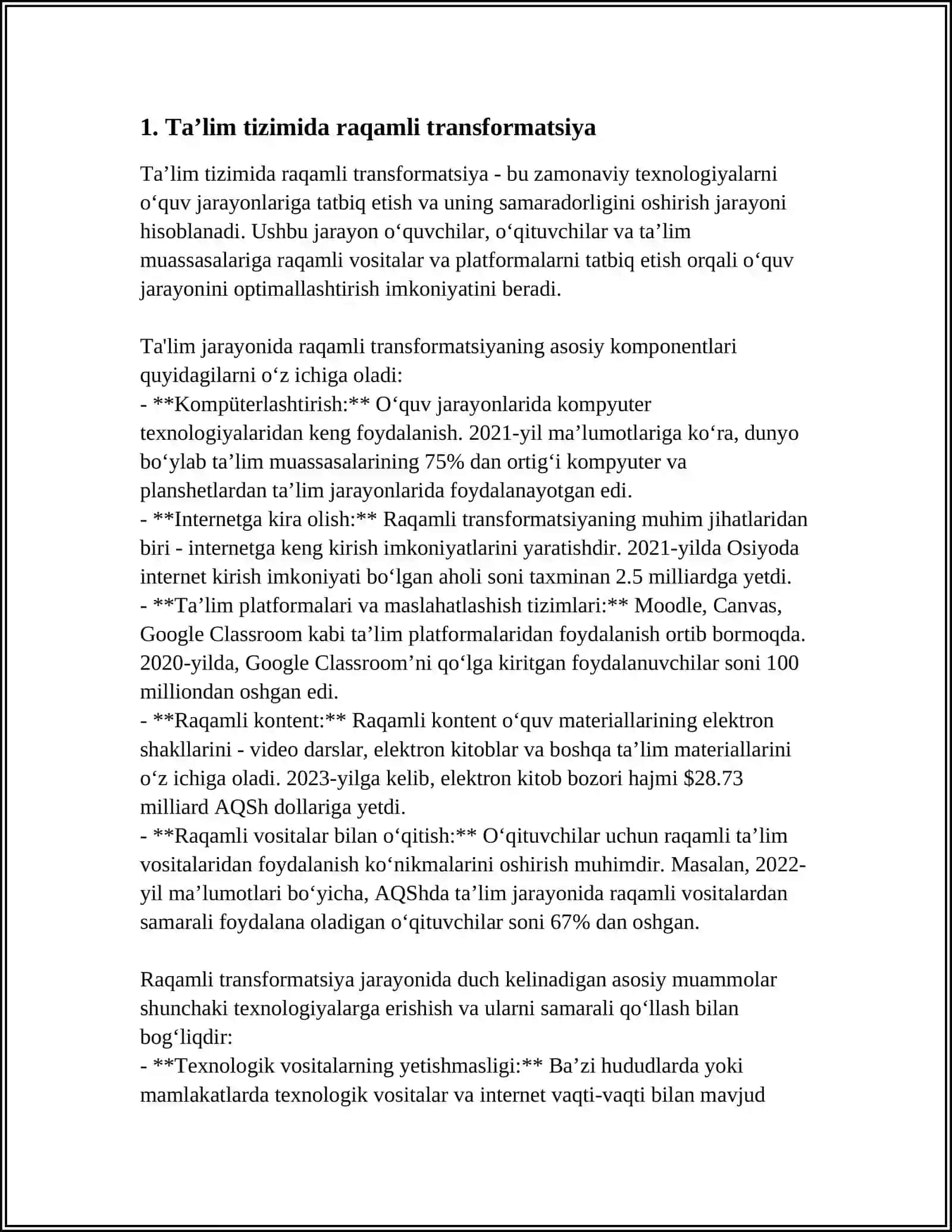 Ta’lim tizimida raqamli transformatsiya 3