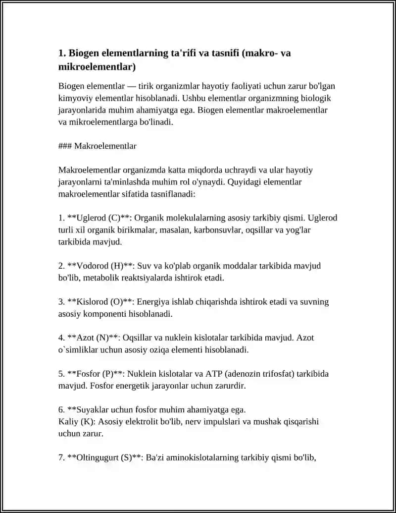 BIOGEN ELEMENTLAR VA ULARNING AHAMIYATI 3