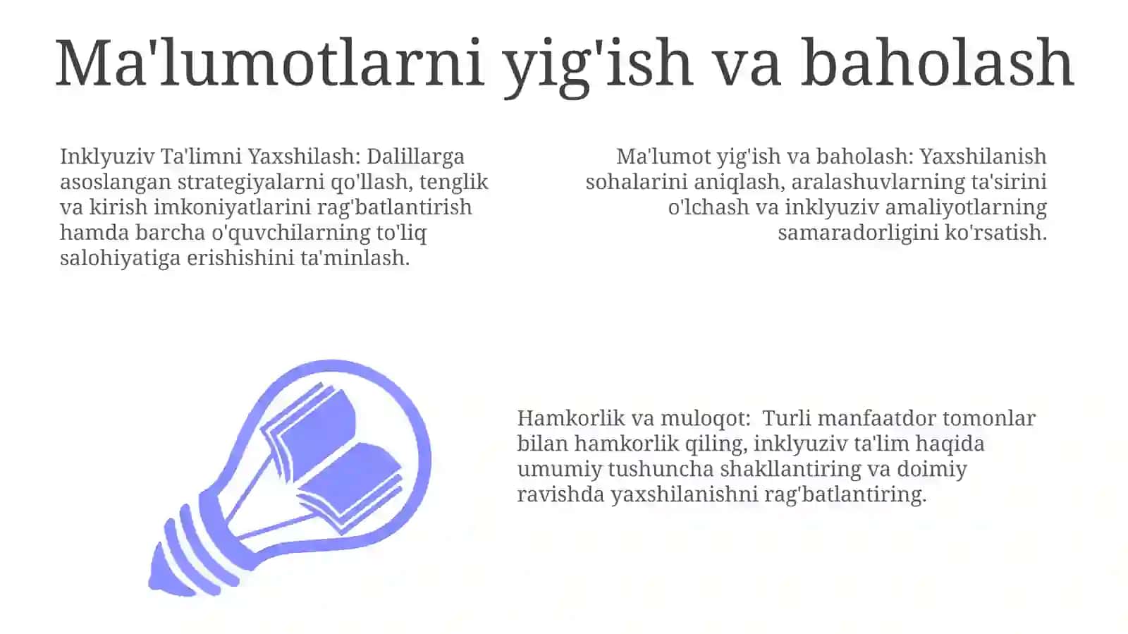 Inklyuziv ta'lim takomillari 3
