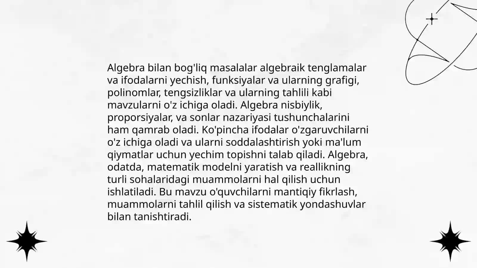Matnli masalalar 3