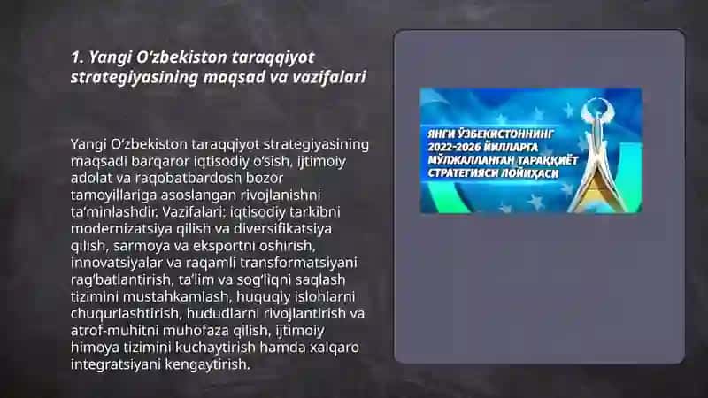 Yangi Oʻzbekiston taraqqiyot strategiyasi 3