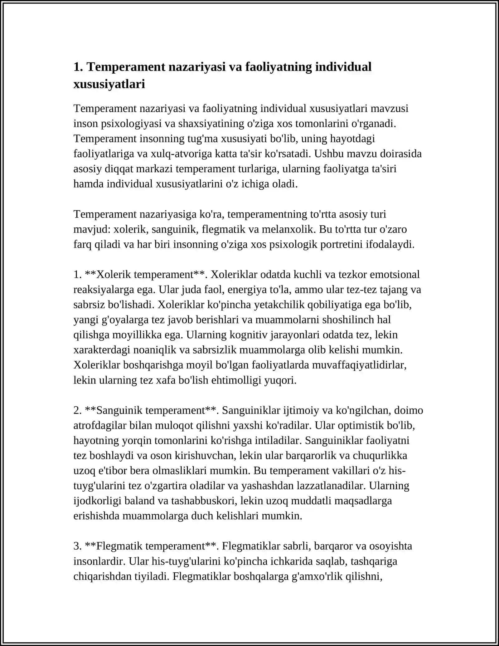 TEMPERAMENT VA FAOLIYATNING INDIVIDUAL XUSUSIYATLARI 3
