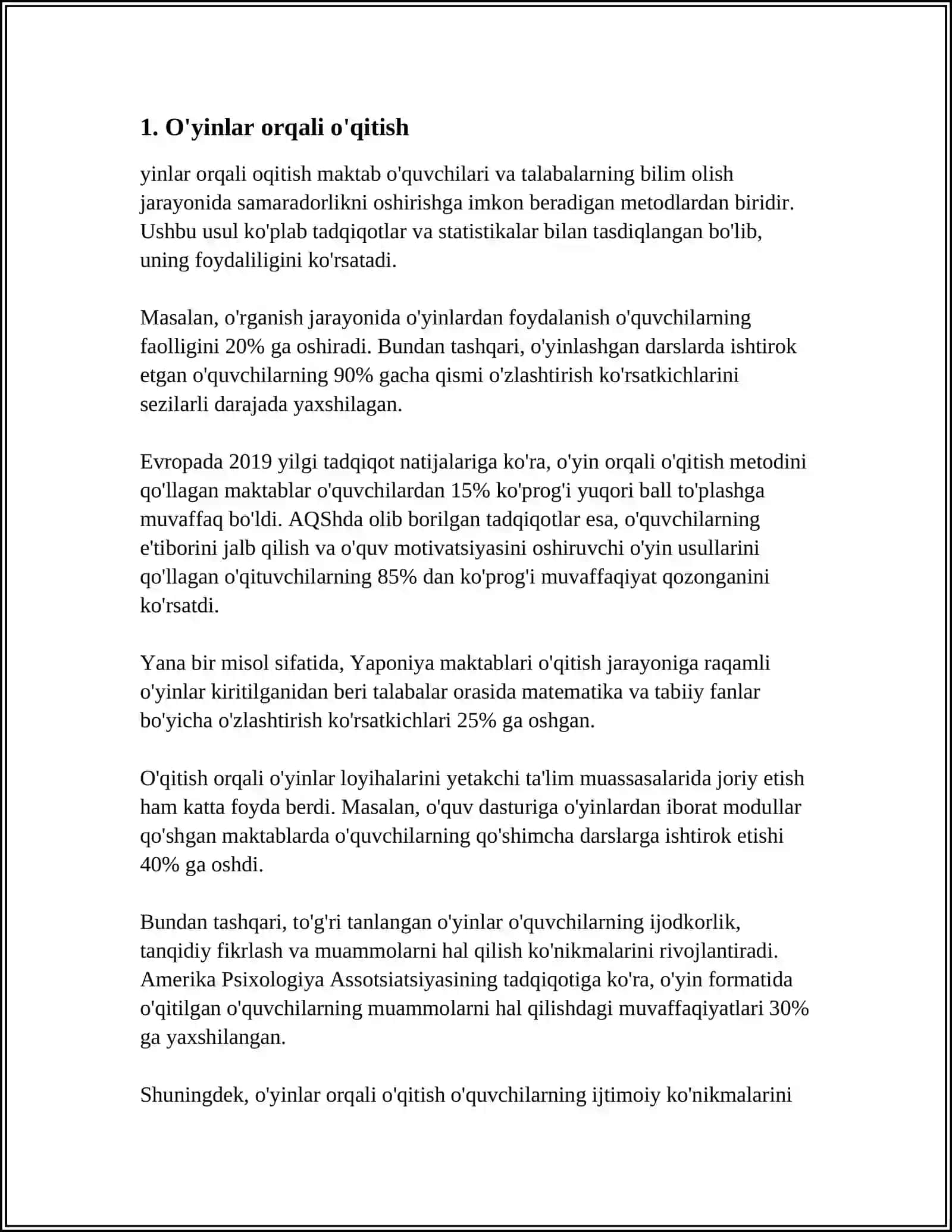 BOLALARNI MAKTAB TA'LIMIGA TAYYORLASH SHAKLLARI VA METODLARI 3