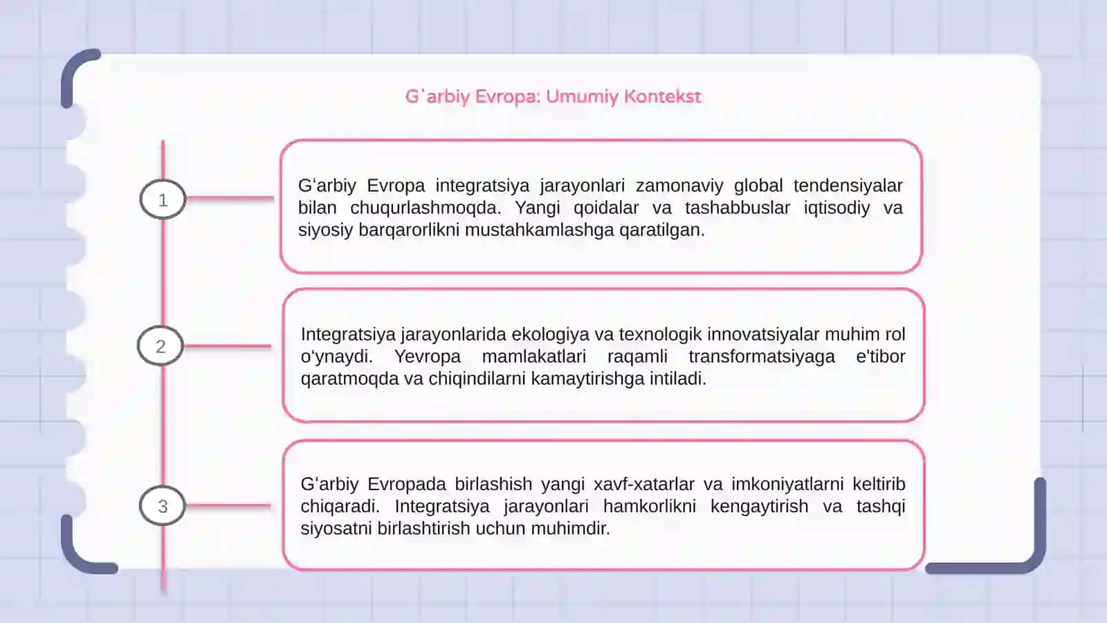 Gʻarbiy Evropa integrasion jarayonlarining zamonaviy tendensiyalari 3