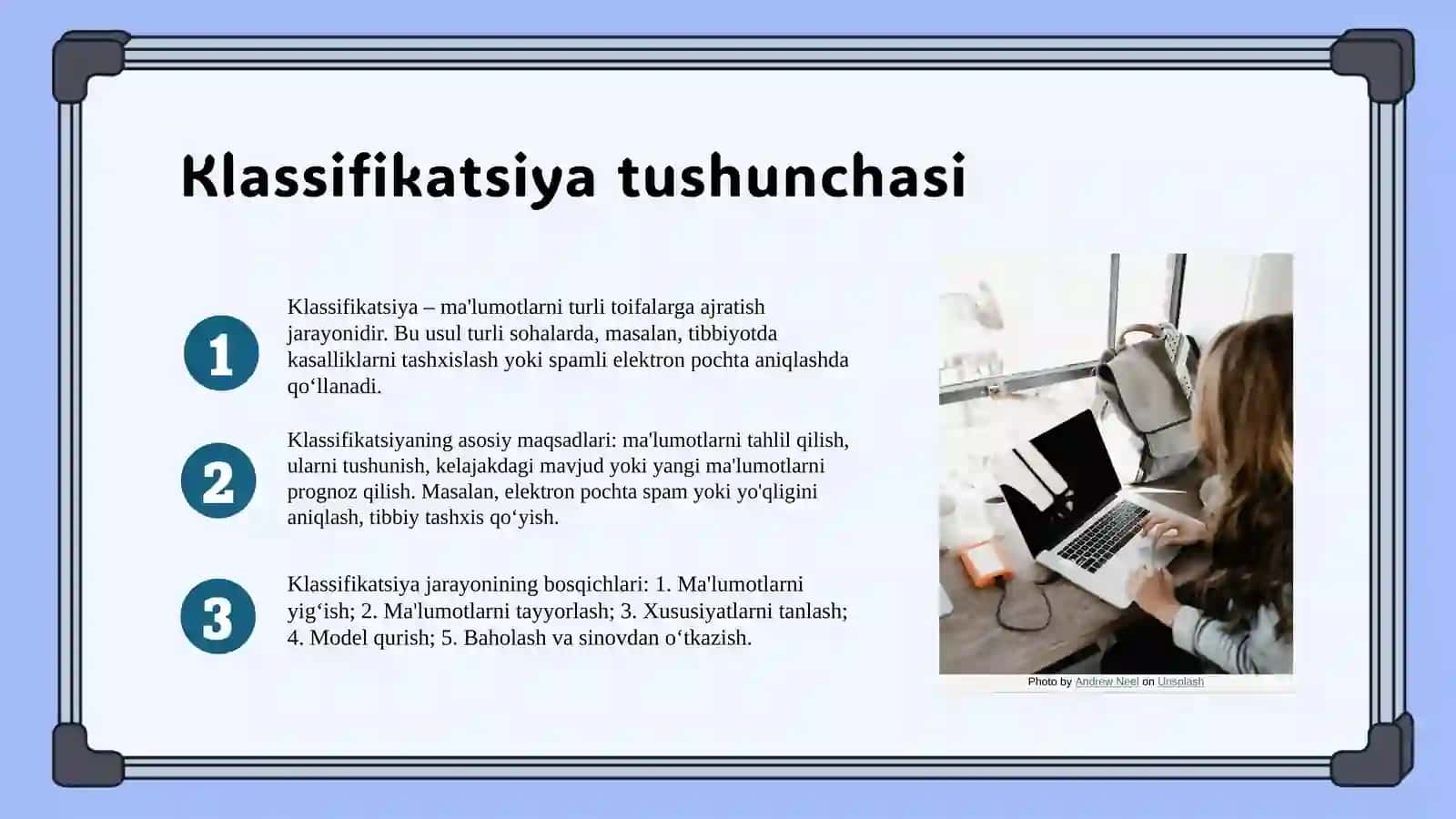 Klassifikatsiya tushunchasi. Semantik klassifikatsiyalash 3