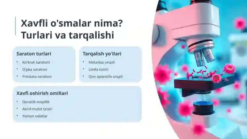 Xavfli o'smalarga qarshi vositalar 3